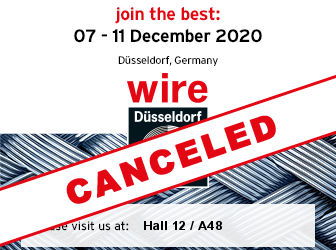 Covid-19:wire & Tube and VALVE WORLD EXPO2020 cancelled