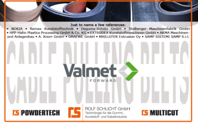 Kabelzugbänder von Valmet/Lektar Oy