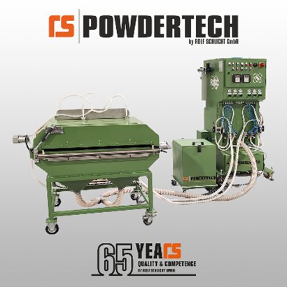 Die Flächenbepuderung knackt die 1000mm Marke – RSC NG Serie.